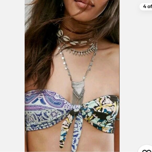 Free People Loren Festival Bra Midnight Combo Size XS - Picture 1 of 10